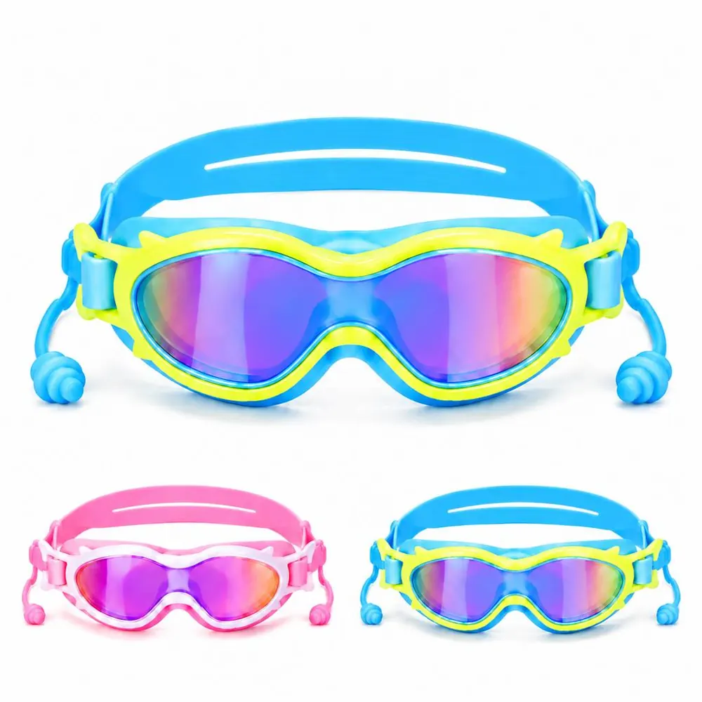 Anti-Fog UV Swim Goggles with Adjustable Nose Bridge 2
