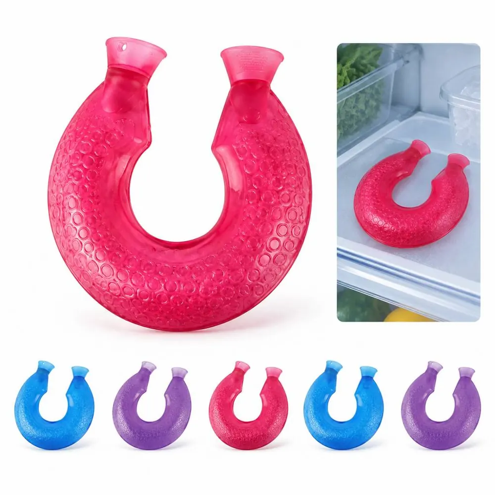 U-Shaped Leakproof Hot Water Bottle for Neck and Back 2