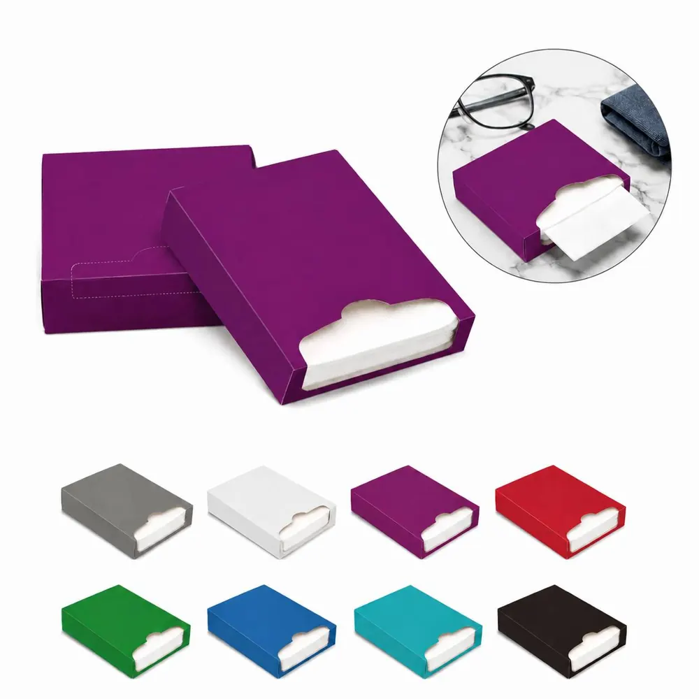 Full-Color Printed Square Paper Box with Tissue 2