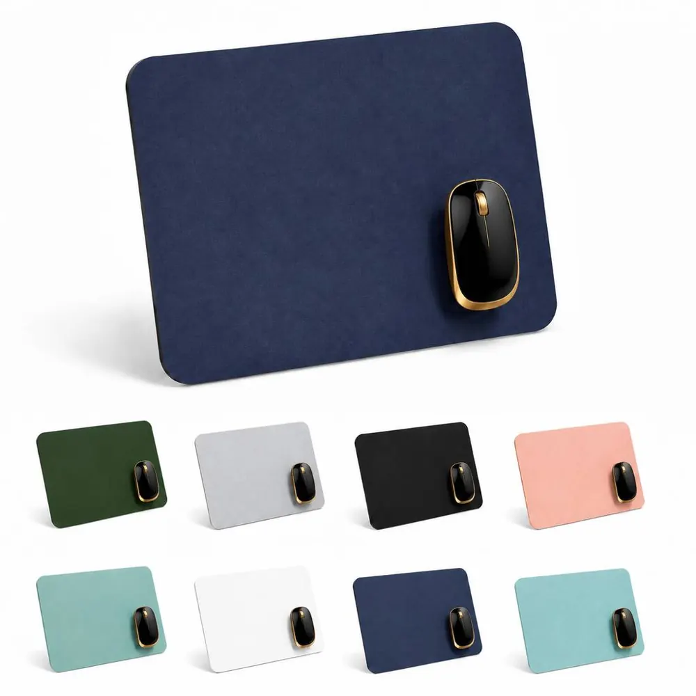 Smooth Waterproof Leather Mouse Pad for Office and Gaming 2