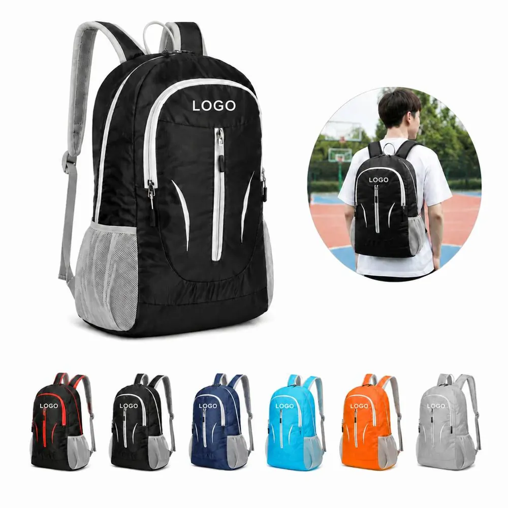 Compact Water-Resistant Foldable Backpack for Travel