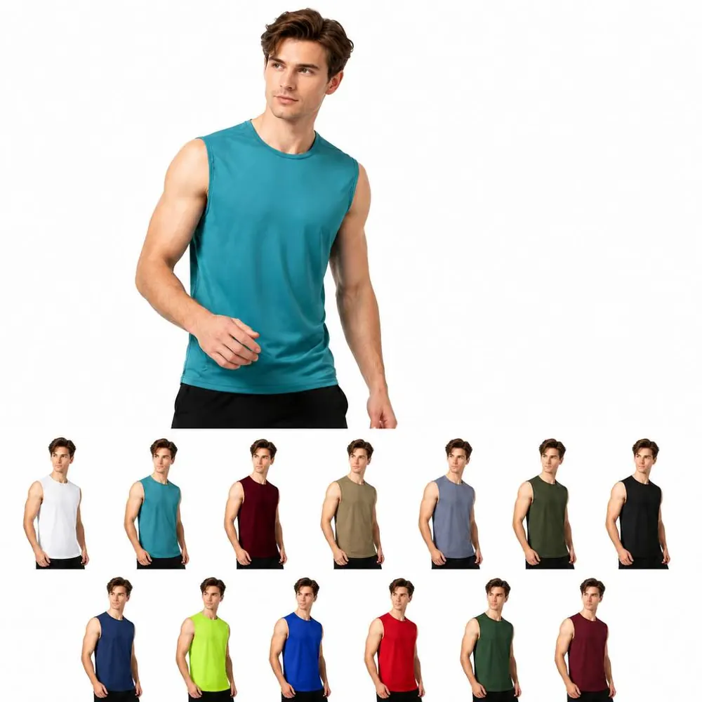 Breathable Sleeveless Summer Tank for Quick-Dry Comfort 2