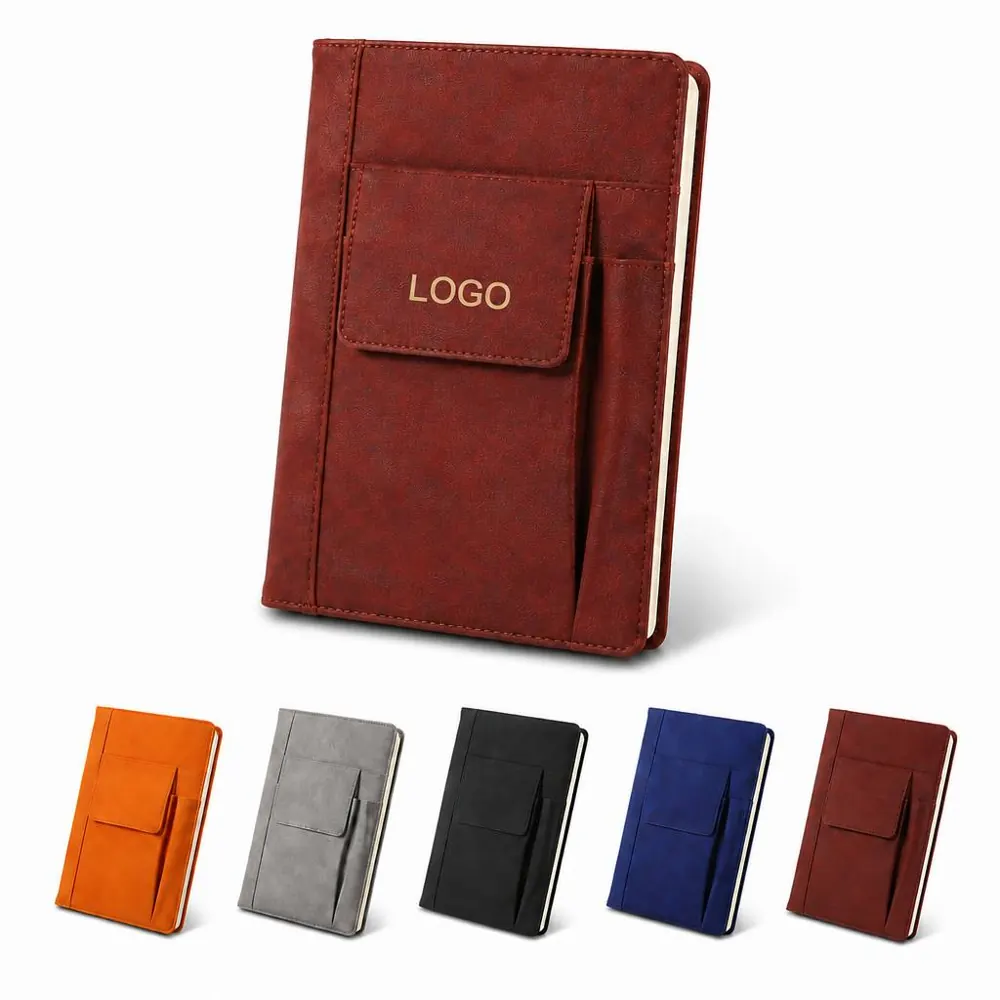 Durable Refillable Leather Notebook for Writing
