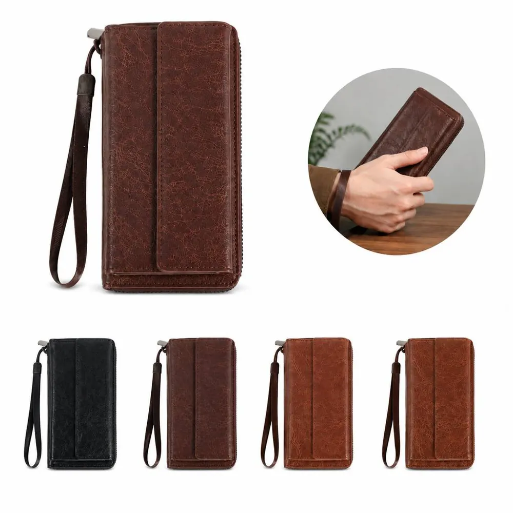 Long Zipper Wallet for Men with Card Slots 2