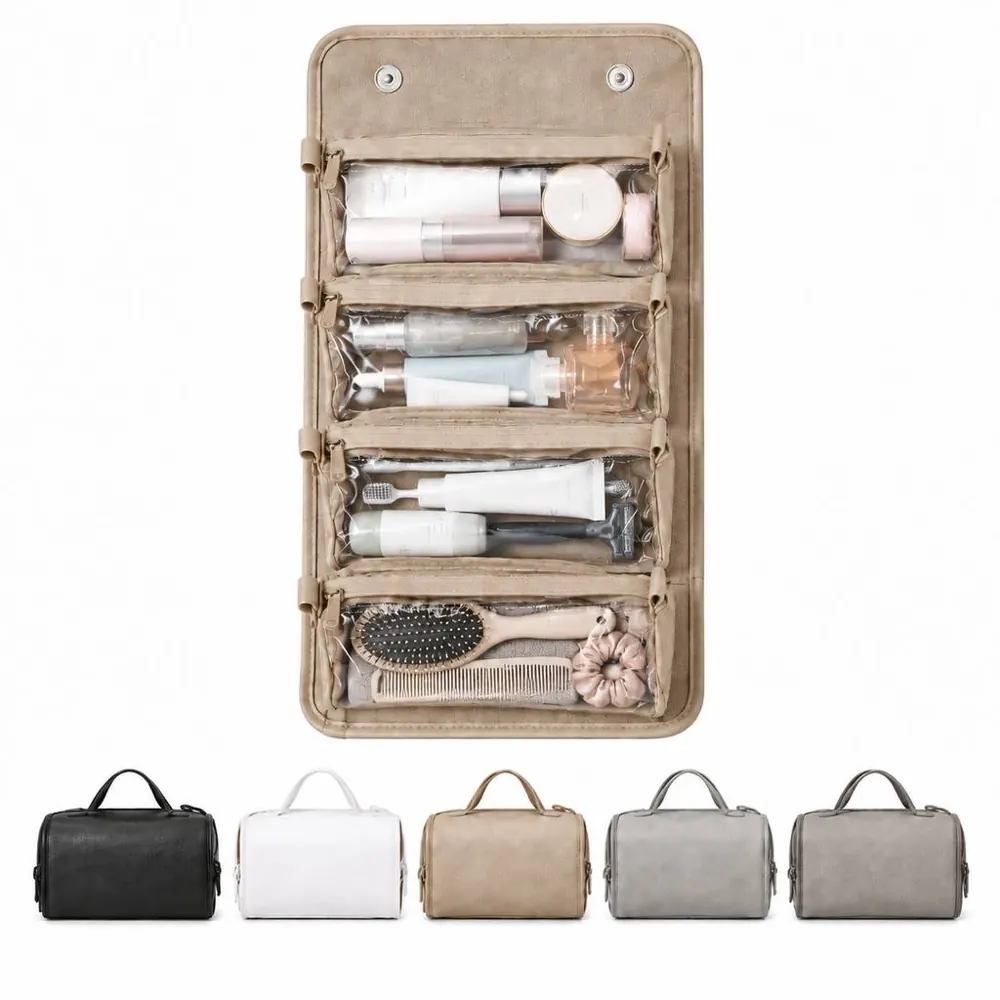 Collapsible PU Tote Bag for Daily Storage 2