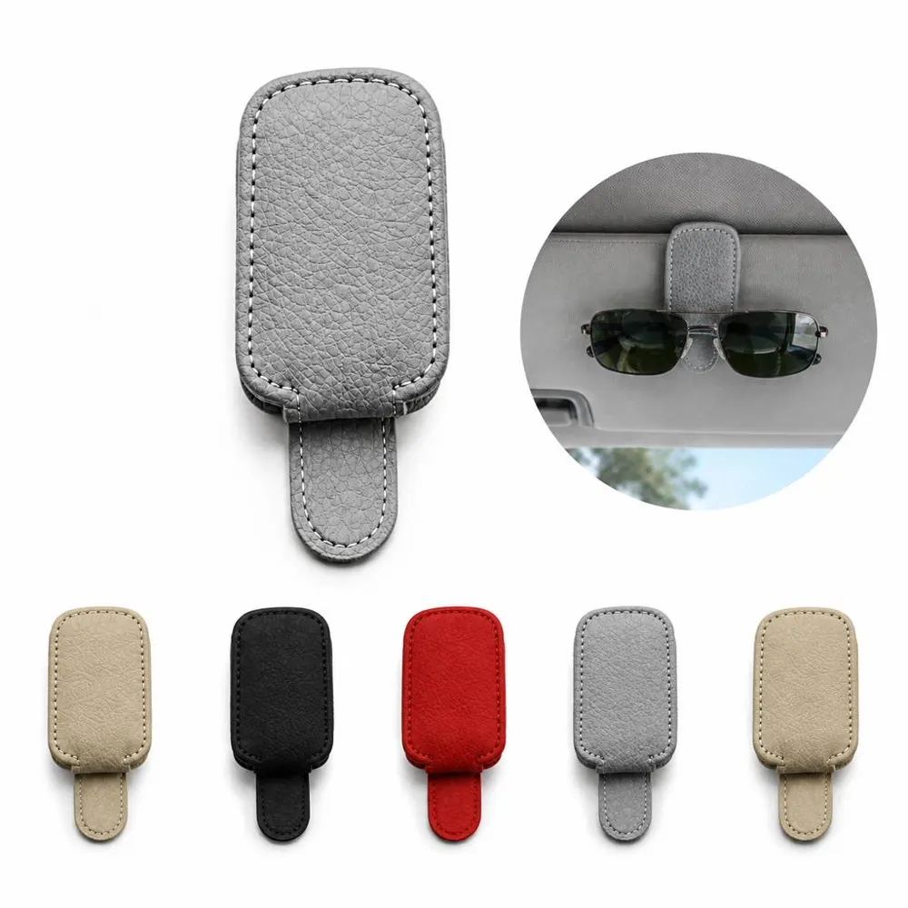 Car Sun Visor Sunglasses Organizer with Soft Lining 2