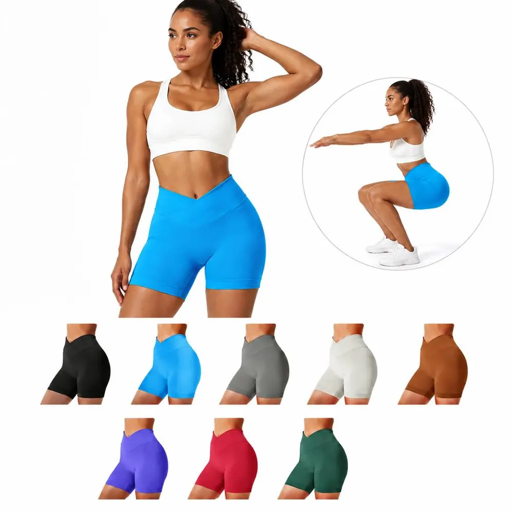 Women's Breathable Workout Shorts for Yoga and Gym 2
