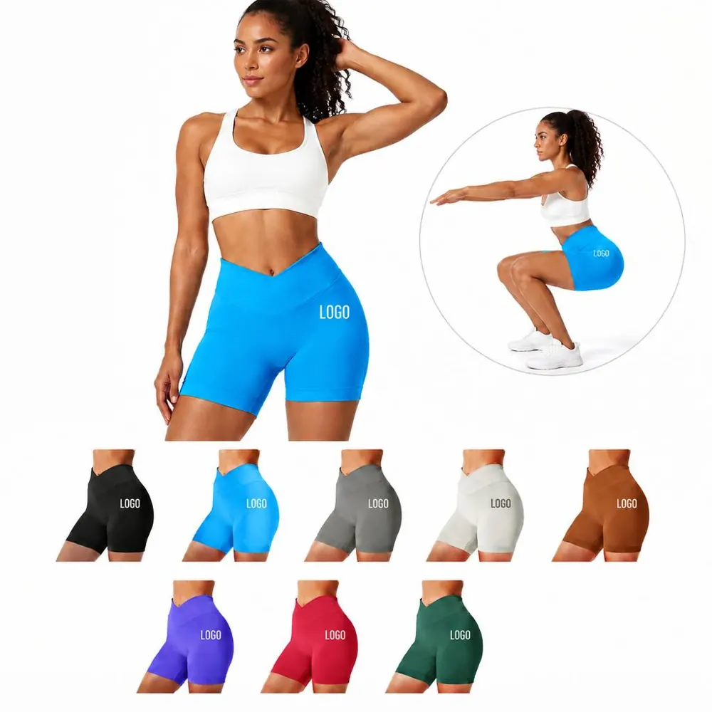 Women's Breathable Workout Shorts for Yoga and Gym