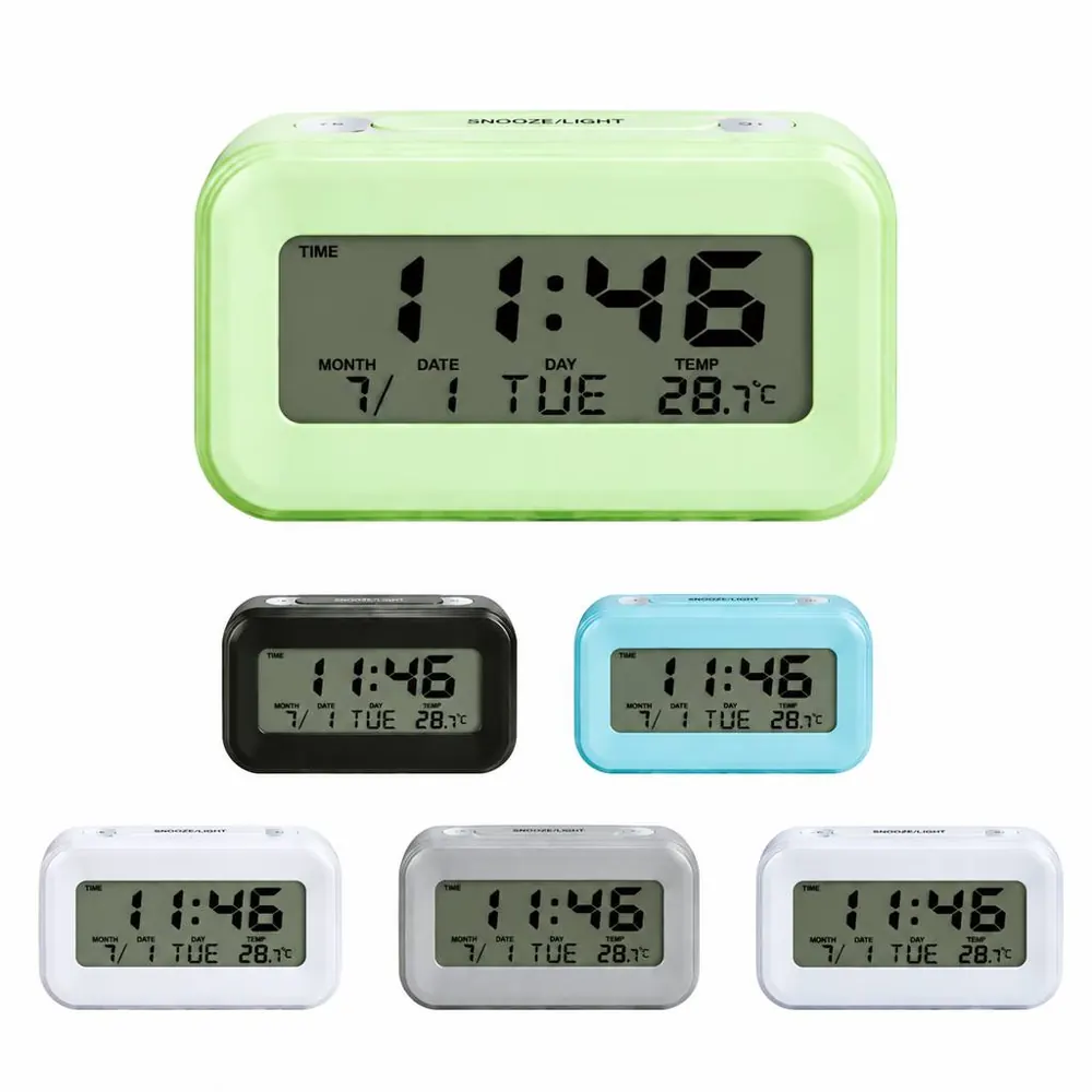 Multifunction Digital Clock with Alarm, Date & Temperature 2