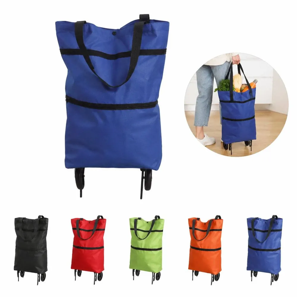 Collapsible Utility Cart for Groceries and Shopping 2