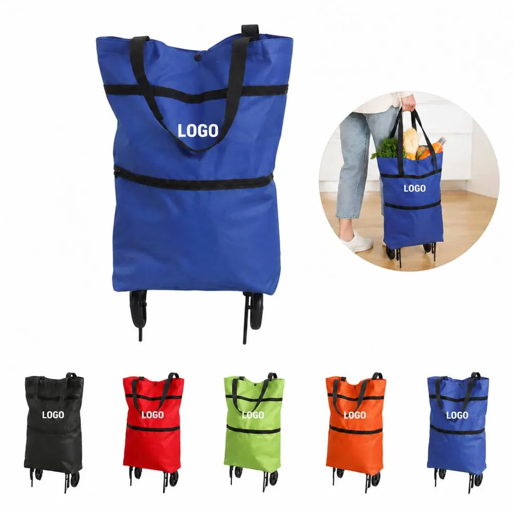Collapsible Utility Cart for Groceries and Shopping