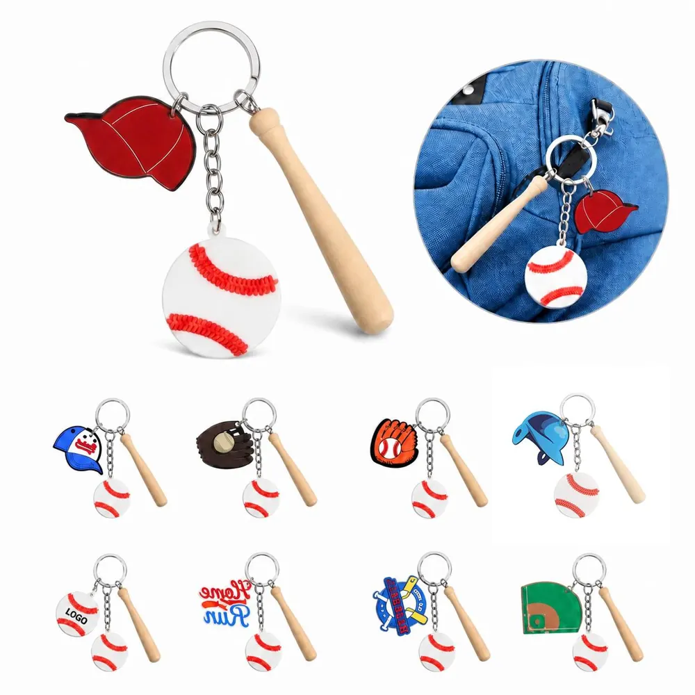 DIY Baseball Softball Acrylic Keychain Craft Kit 2