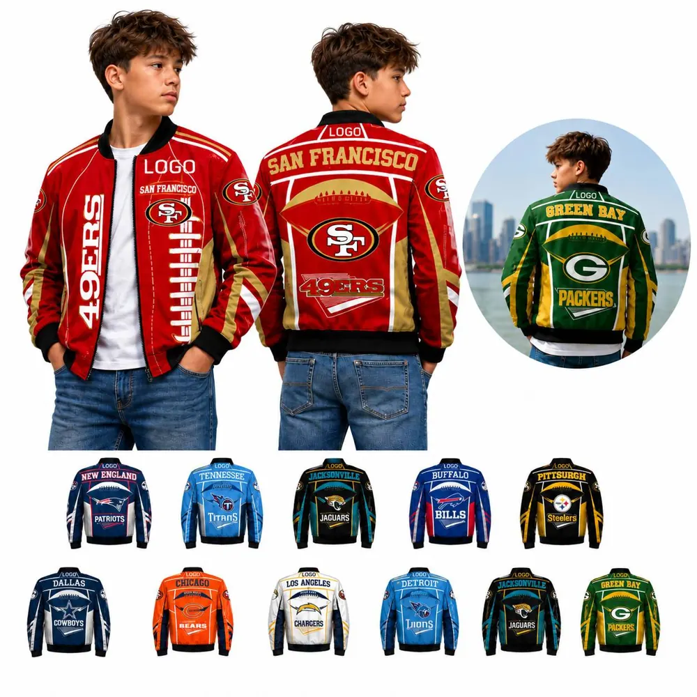 Personalized Full-Zip Varsity Jacket With Custom Design