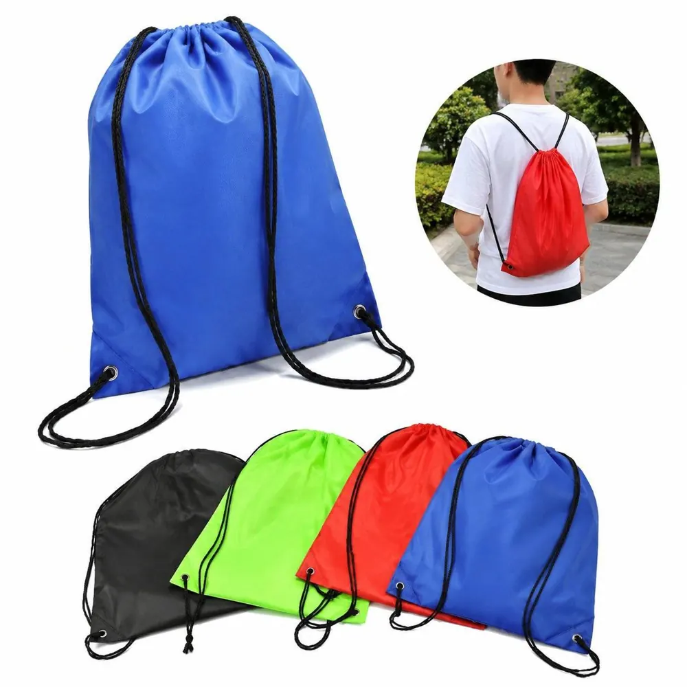 Lightweight Drawstring Closure Backpack for Daily Use 2