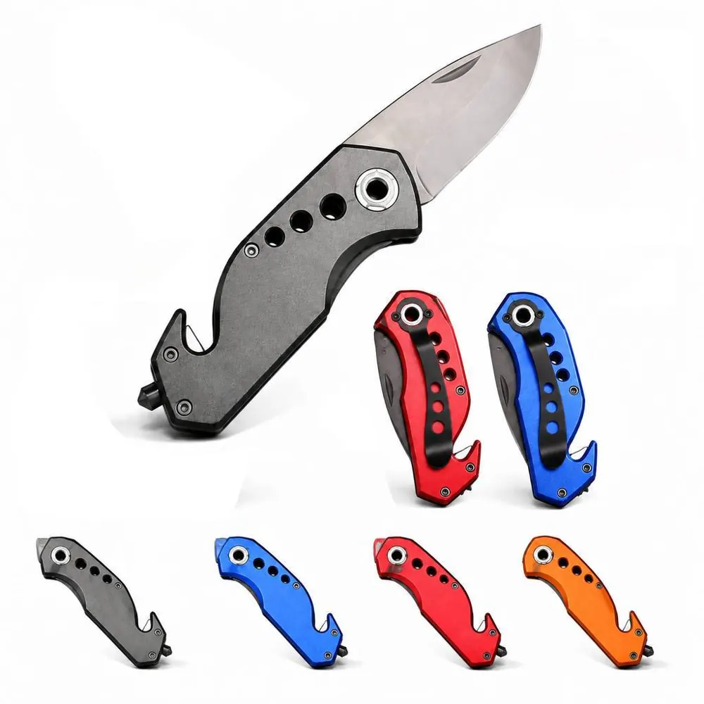 Portable Folding Camping Knife with Stainless Steel Blade 2