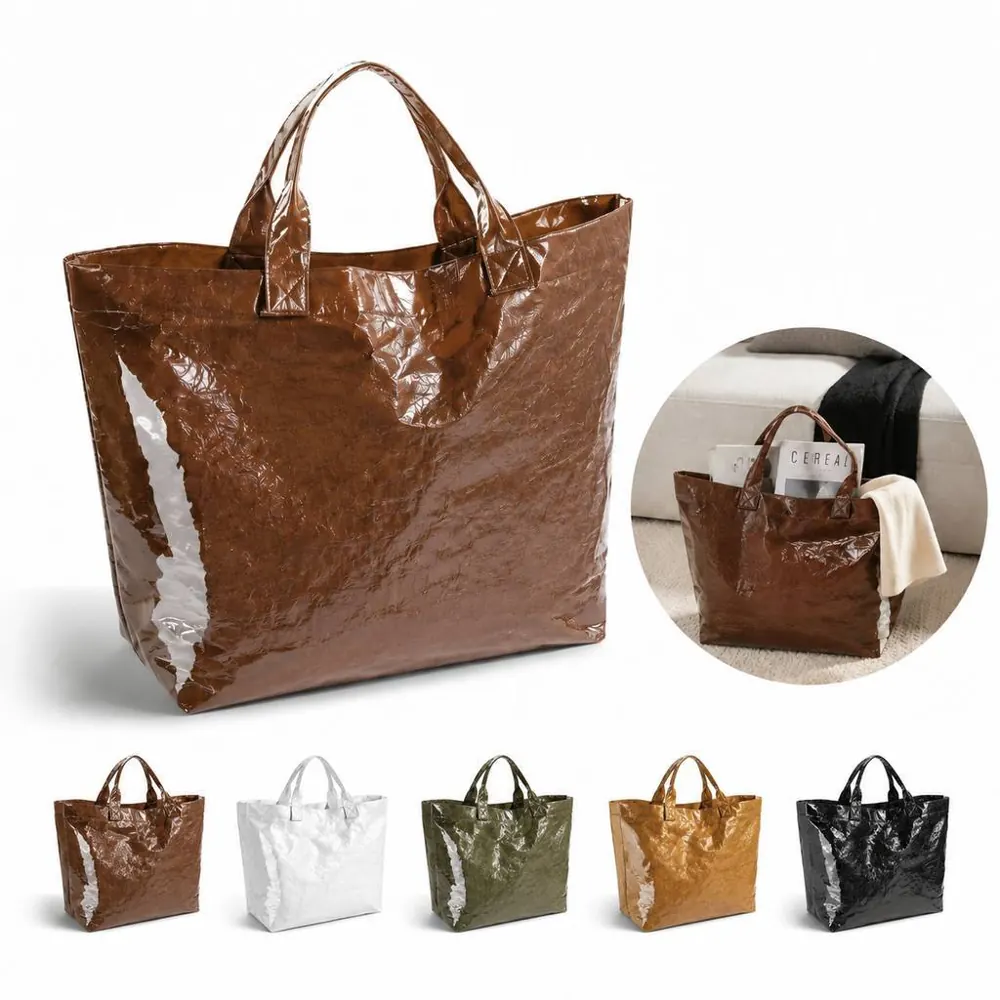Water-Resistant PVC Tote Bag 2