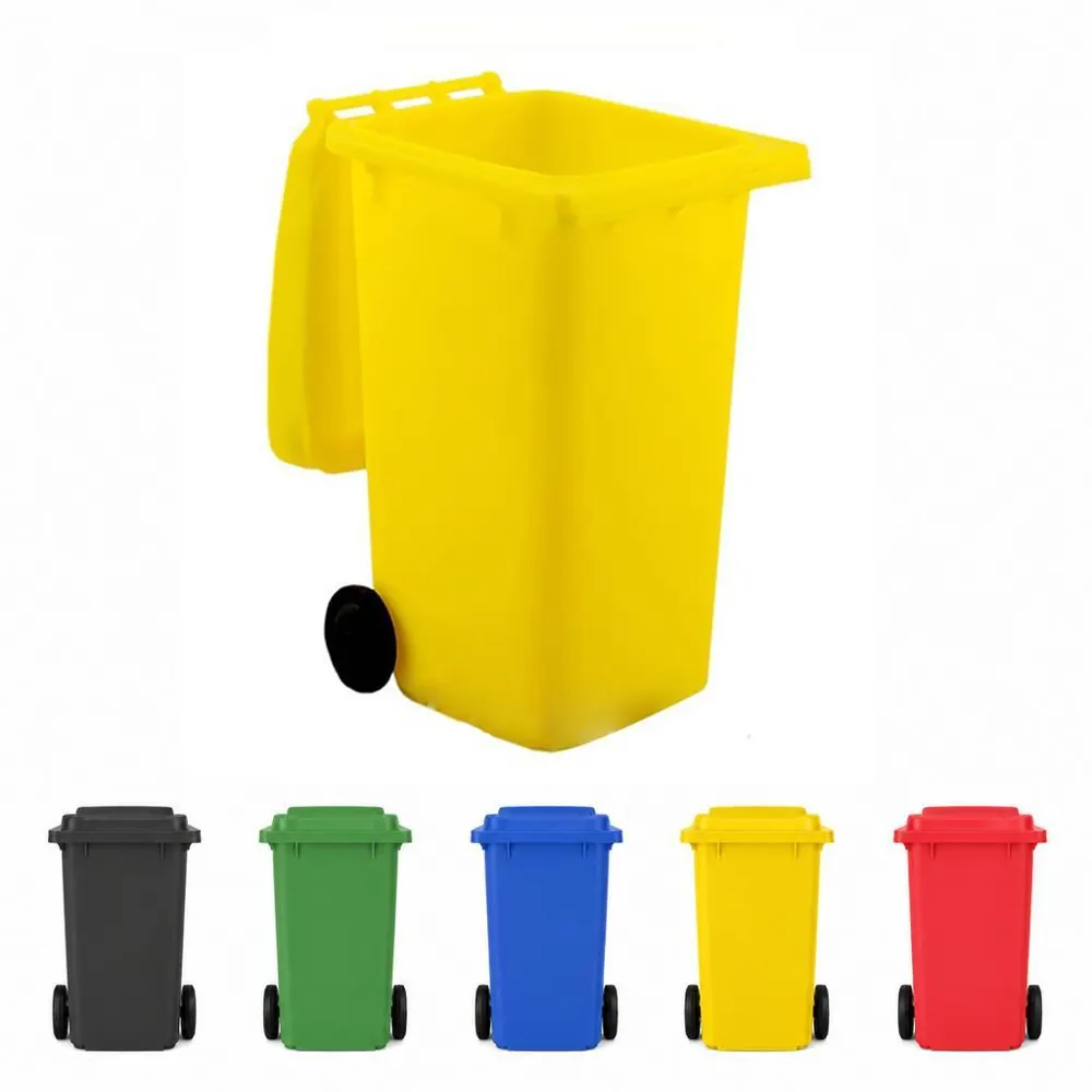 Mini Desk Trash Bin Shaped Pen Organizer 2