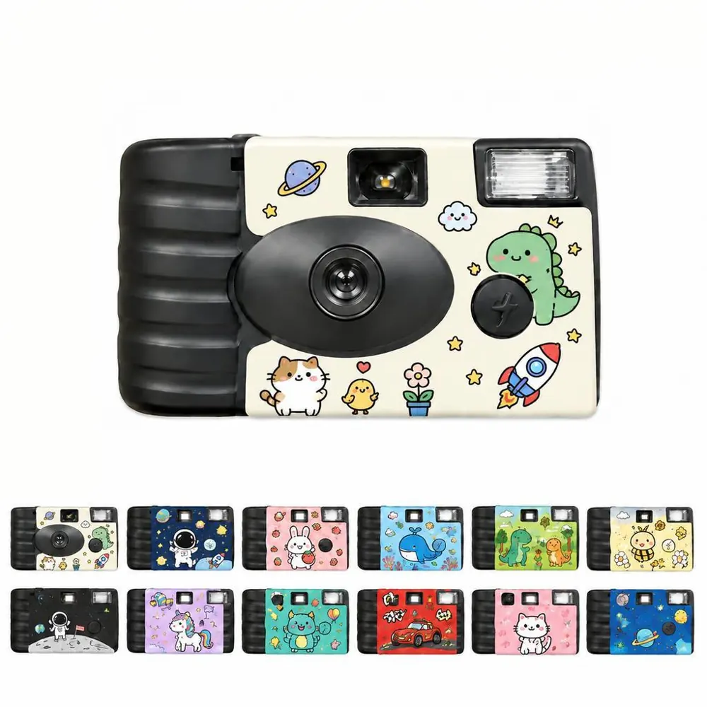 35mm One-Time-Use Film Camera with Flash, 12 Exposures 2