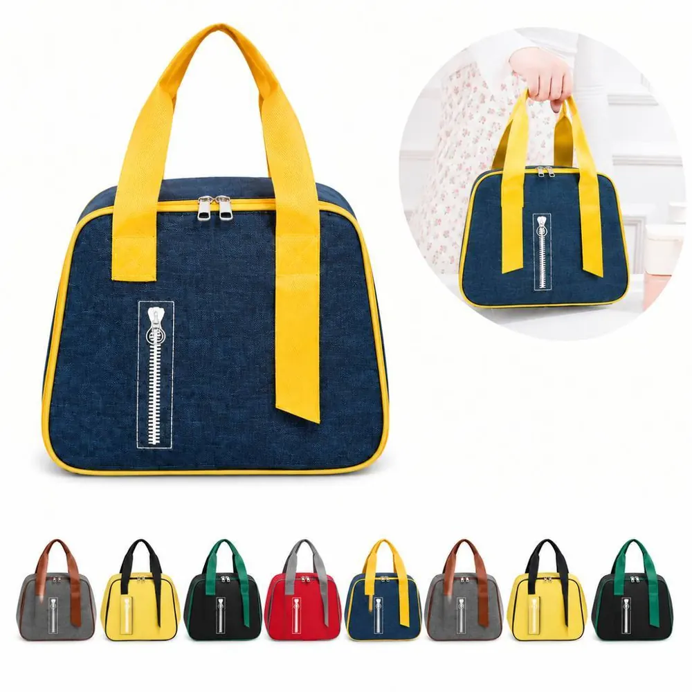 Insulated Lunch Bag with Water-Resistant Exterior 2