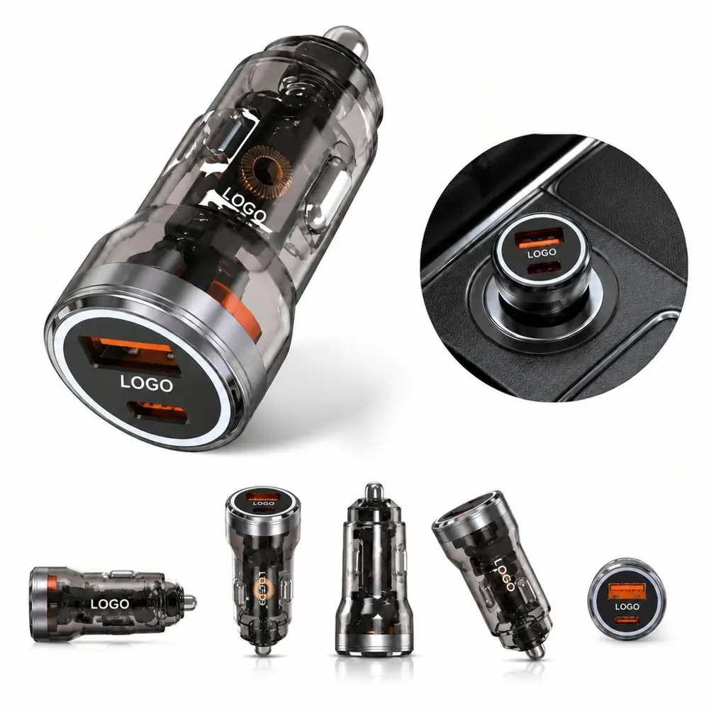 Dual USB C Car Charger for Fast Charging