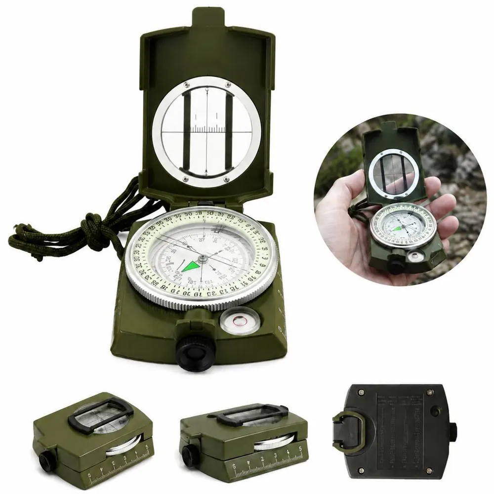 Liquid-Damped Lensatic Navigation Compass with Luminous Dial 2