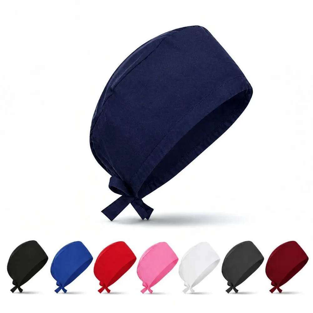 Breathable Cotton Medical Cap with Adjustable Fit 2
