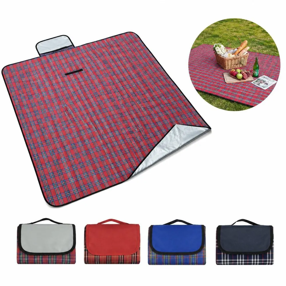 Foldable Waterproof Outdoor Picnic Blanket for Camping Beach 2