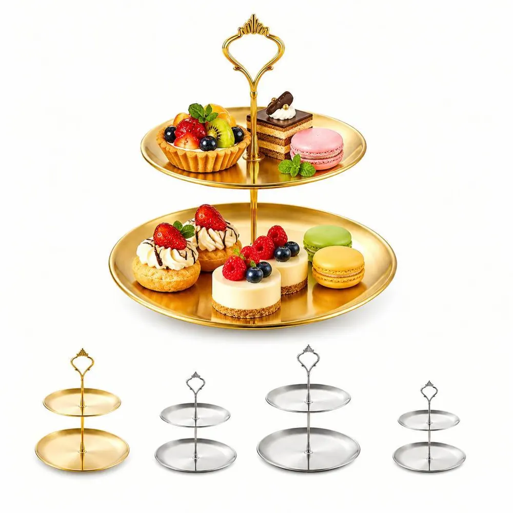 Elegant Multi-Tier Cake and Pastry Display Stand 2