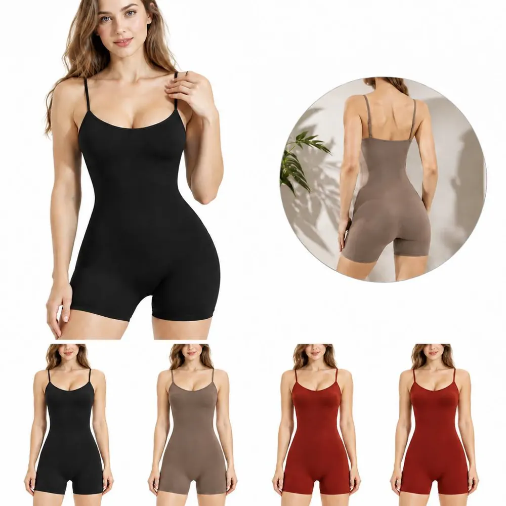 Seamless One-Piece Yoga Jumpsuit for Fitness and Training 2