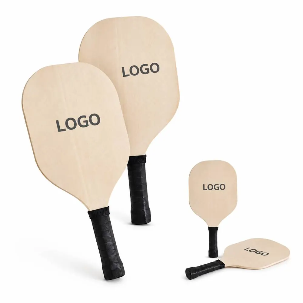 Eco-Friendly Wooden Pickleball Paddle for All Players