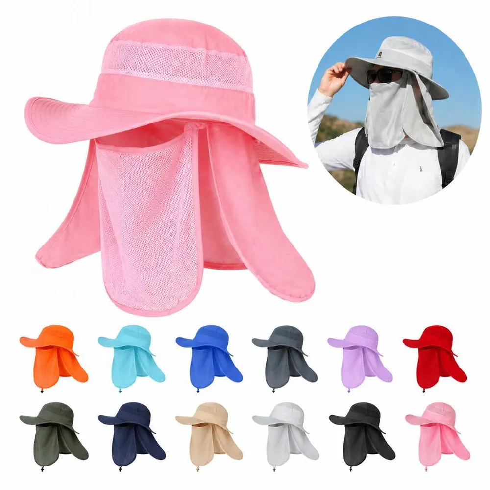 Wide Brim Foldable Sun Hat with Adjustable Chin Strap 2