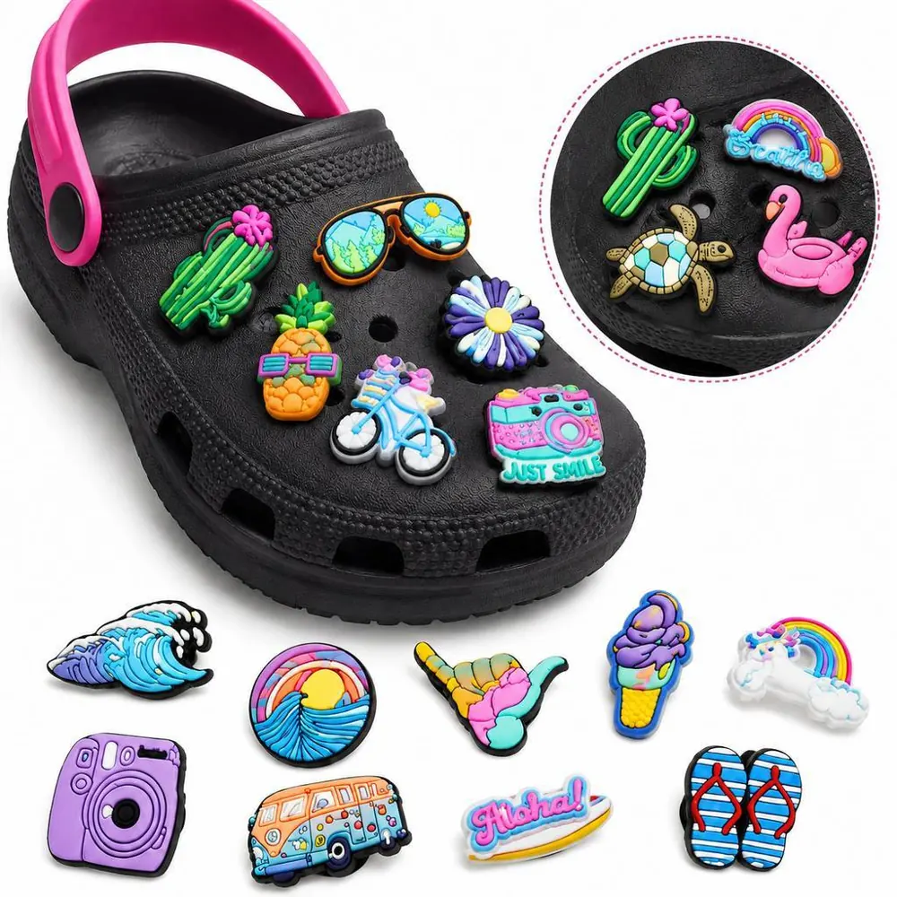 Custom PVC Shoe Charms for Sneakers and Clogs 2