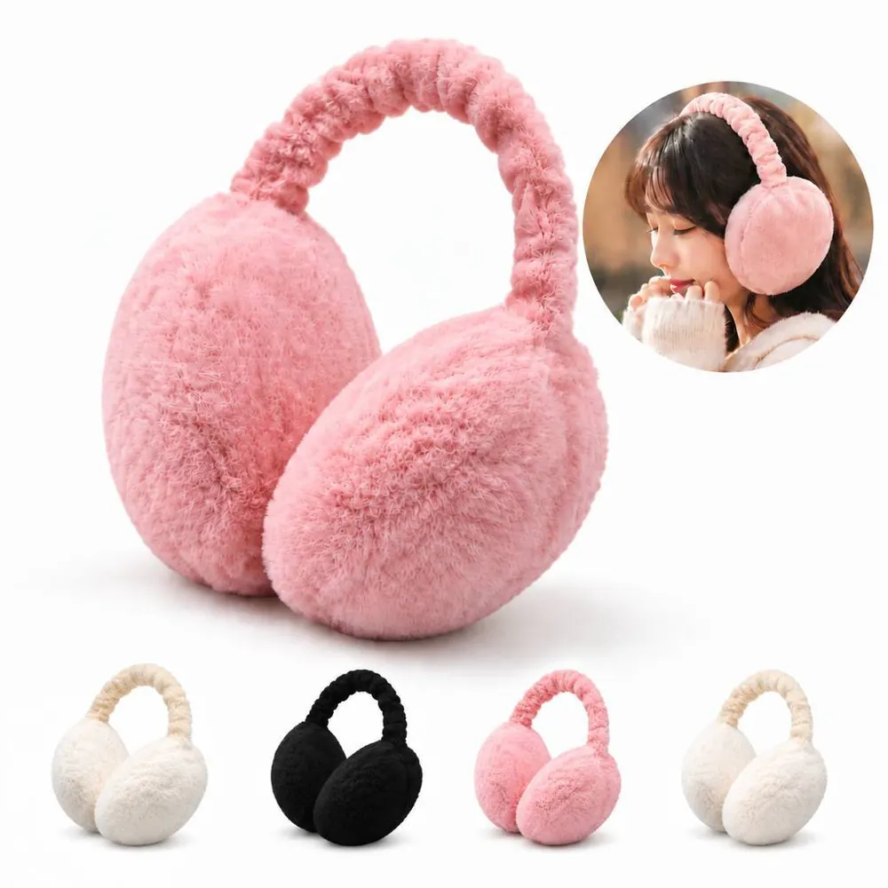 Foldable Insulated Earmuff for Cold Weather Warmth 2