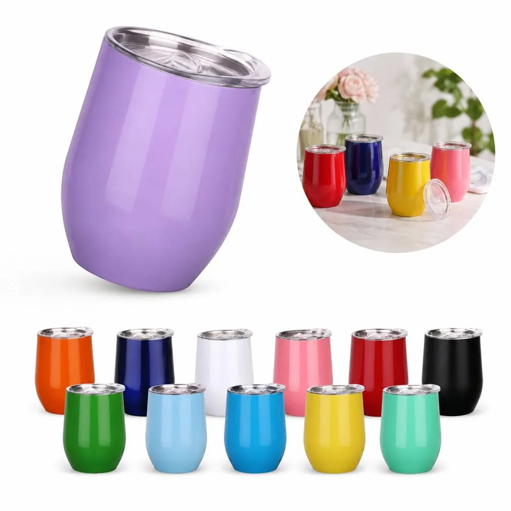 12 oz Insulated Stemless Wine Tumbler for Travel 2