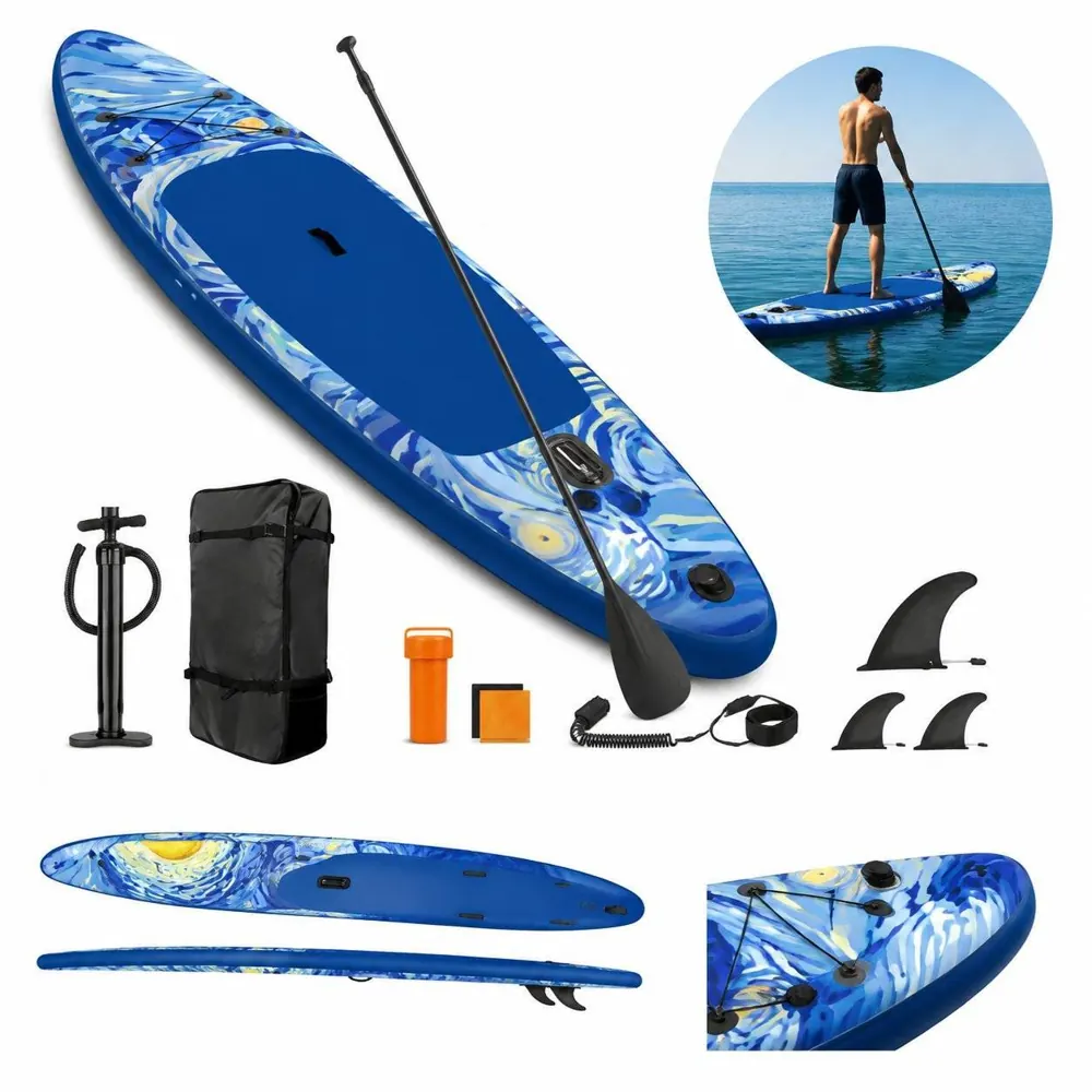 10.5ft Pastel Inflatable Stand Up Paddle Board 2