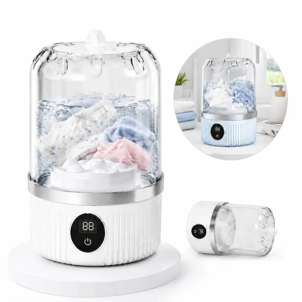 Compact Electric Underwear Washer for Delicates 2