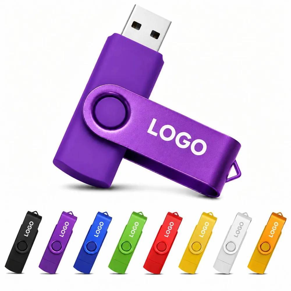4GB Dual Connector USB-C USB-A Flash Drive
