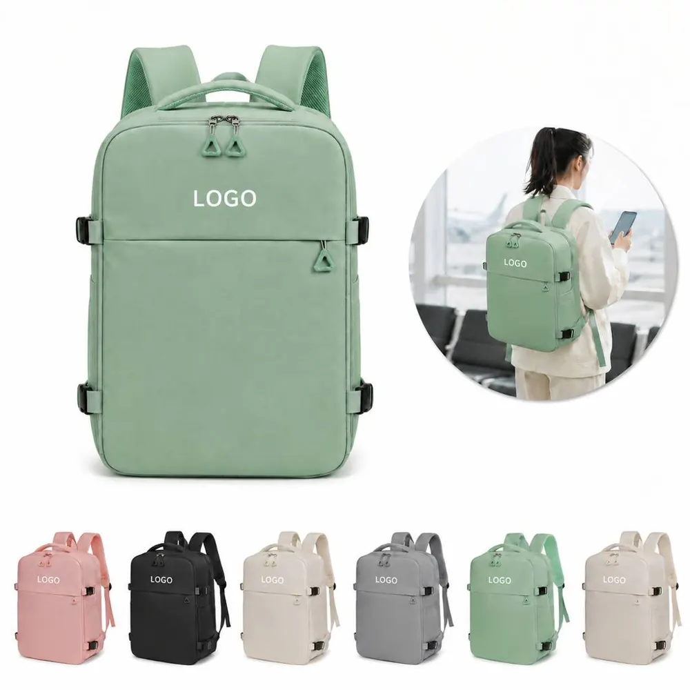 Expandable Travel Backpack with Multiple Compartments