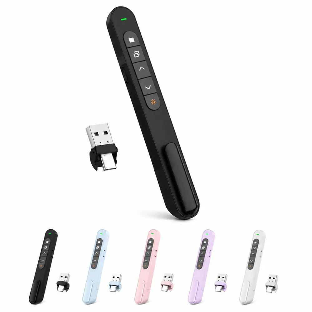 2.4GHz Wireless Presentation Remote with Laser Pointer 2