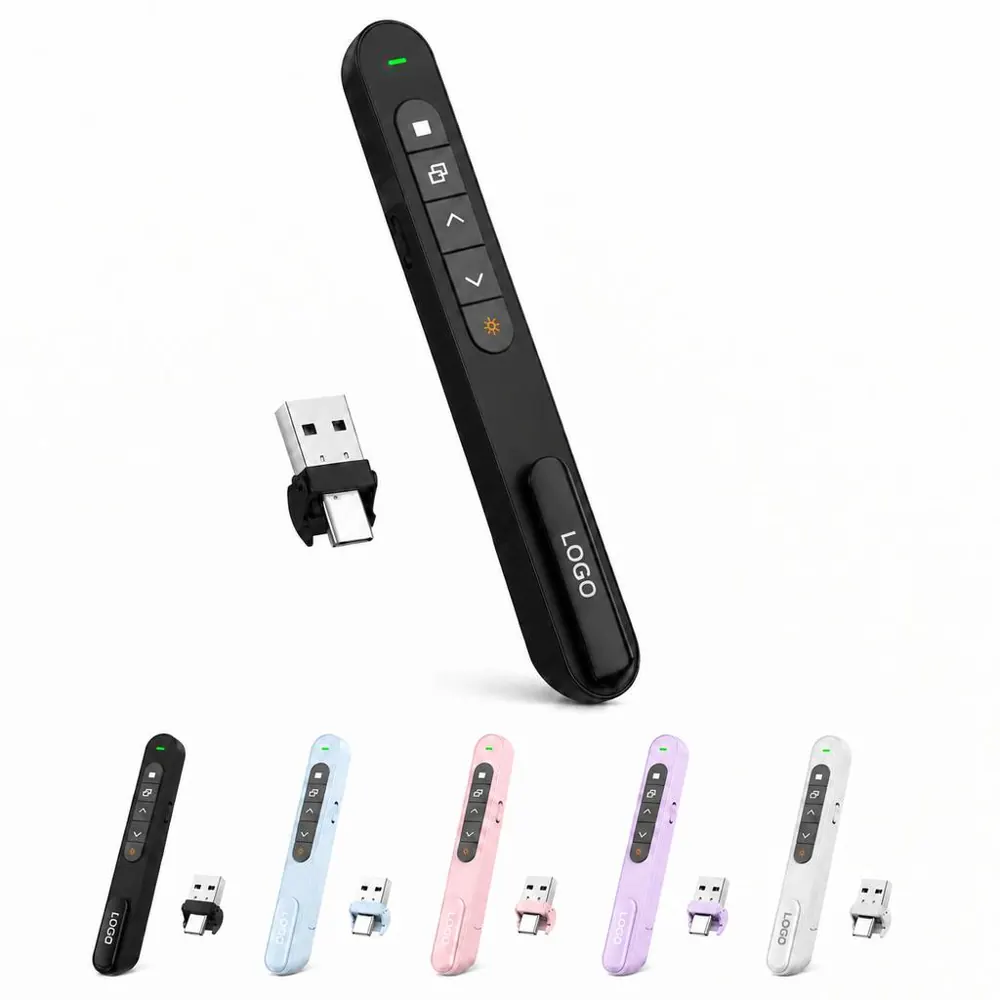 2.4GHz Wireless Presentation Remote with Laser Pointer