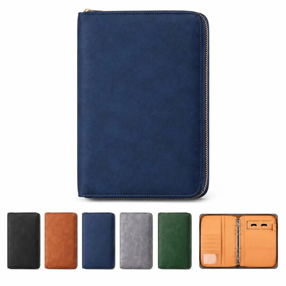 A5 Zippered Binder Pouch for Document Storage 2
