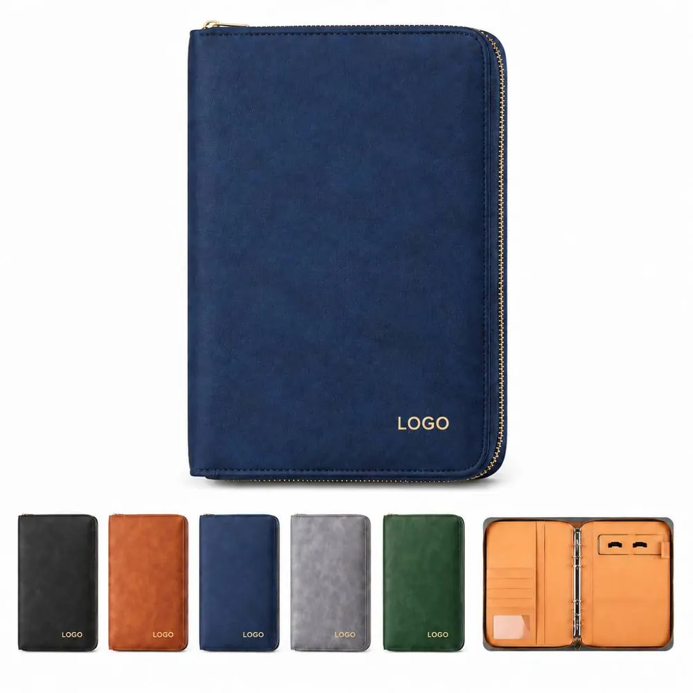A5 Zippered Binder Pouch for Document Storage