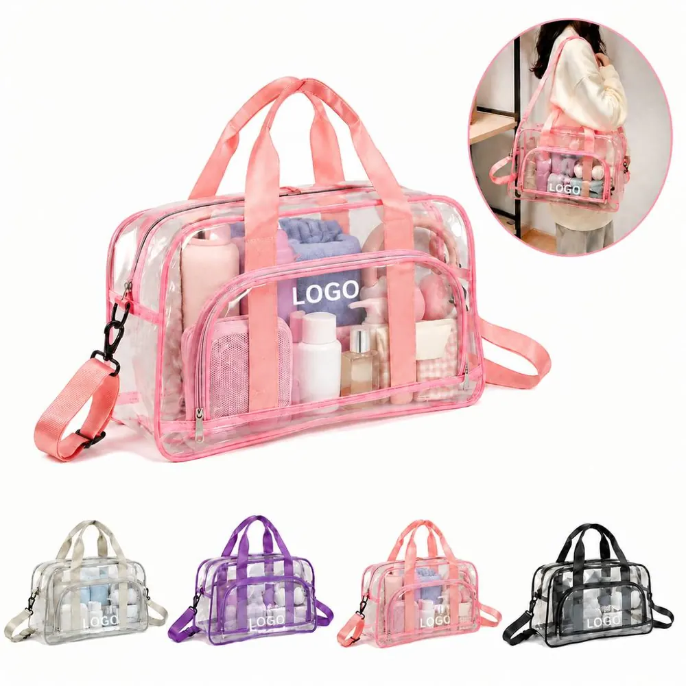 Transparent PVC Travel Duffel for Storage