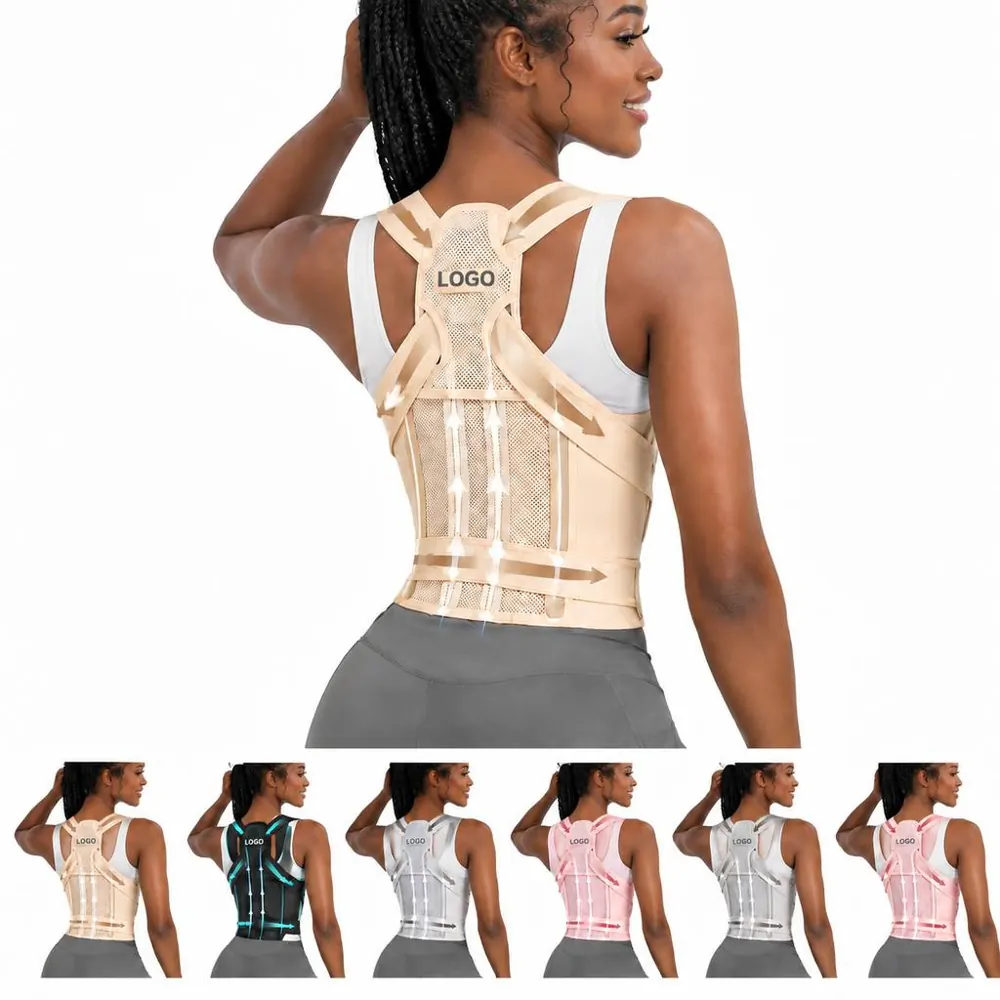 Breathable Adjustable Back Support for Better Posture