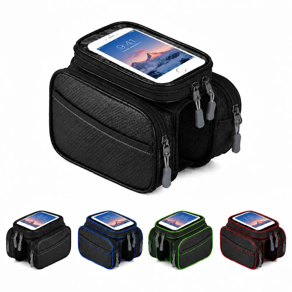 Water-Resistant Bike Frame Bag for Front Storage 2