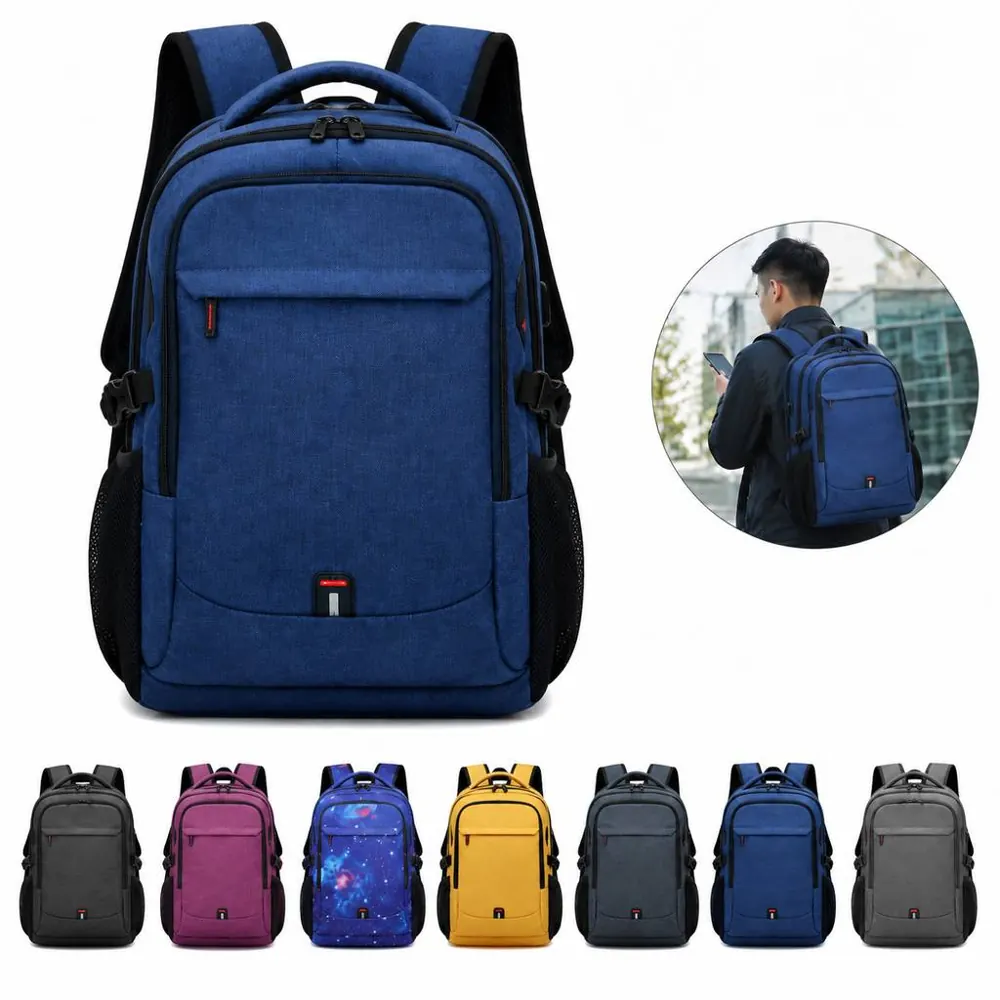 Water-Resistant Laptop Backpack Fits 15.6 Inch 2
