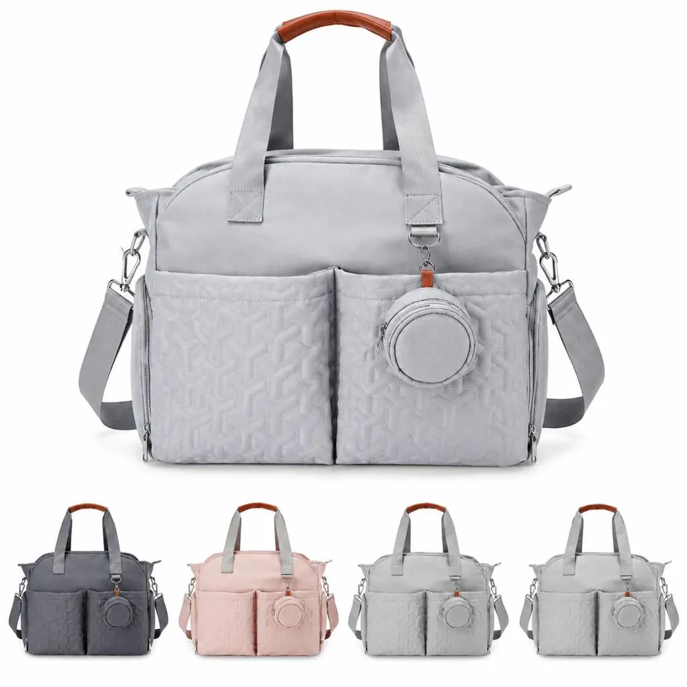 Spacious Baby Diaper Tote with Insulated Pockets 2