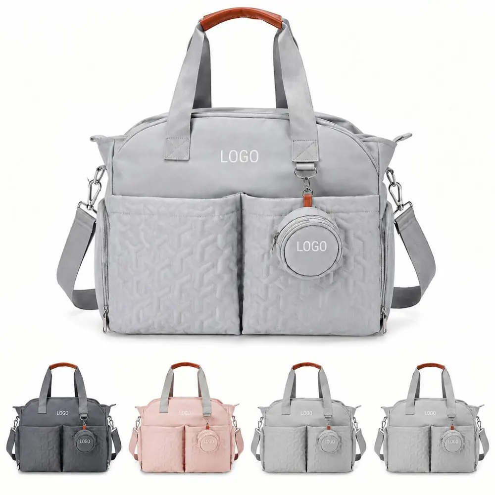 Spacious Baby Diaper Tote with Insulated Pockets