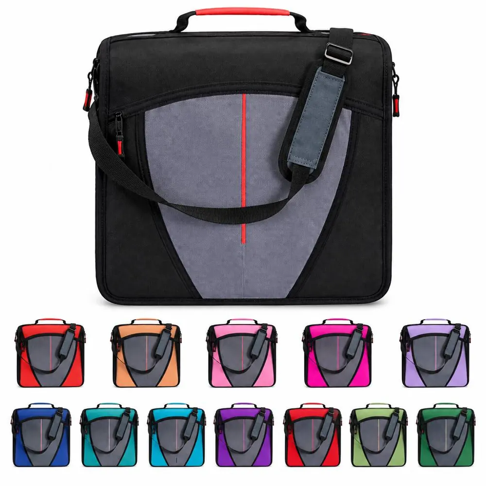 Portable Zipper Binder with Durable Closure and Pockets 2