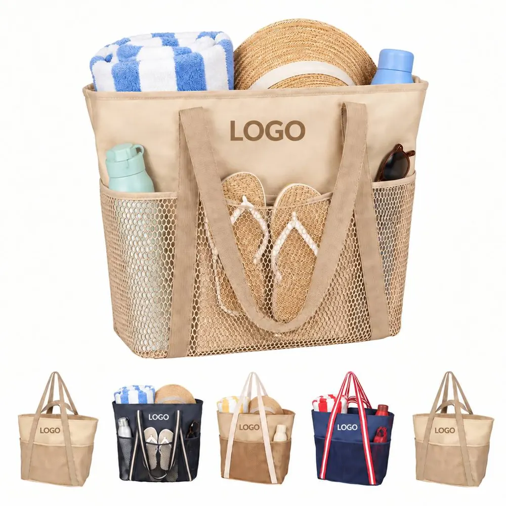 Breathable Mesh Tote for Beach and Pool Trips